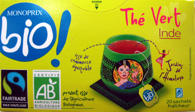 Thé Vert Inde Bio Monoprix