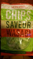 Chips saveur wasabi