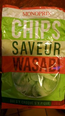 Chips saveur wasabi