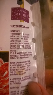 Fuet spécialité catalane