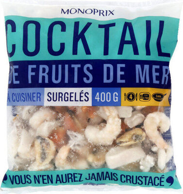 Cocktail de fruits de mer à cuisiner