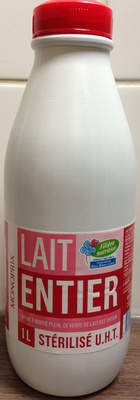 Lait entier stérilisé U.H.T.