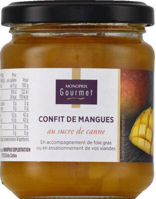 Confit de mangues au sucre de canne