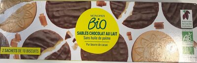 Sables chocolat au lait