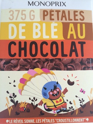 Pétales au chocolat