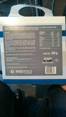 Salade au Saumon Fumé, Pâtes, Tartare de Légumes