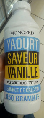 Yaourt saveur vanille