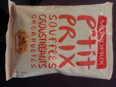 P'rit prix soufflés croustillants cacahuètes 