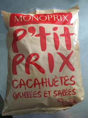 Cacahuètes grillées et salées