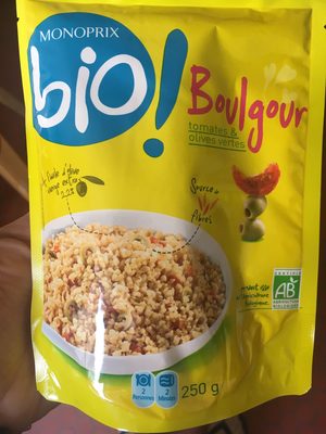 Boulgour tomates & olives vertes bio