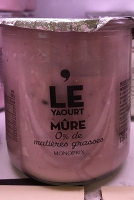 Yaourt Brassé Mûres 0%