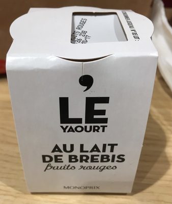 Le Yaourt Brebis Fruits Rouges