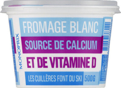 Fromage blanc front packaging