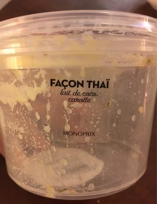 Soupe facon thaï front packaging