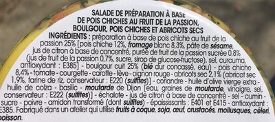 Salade ingredients label
