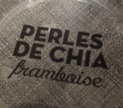 Perles de chia framboise