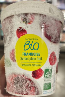 Framboise - Sorbet plein fruit