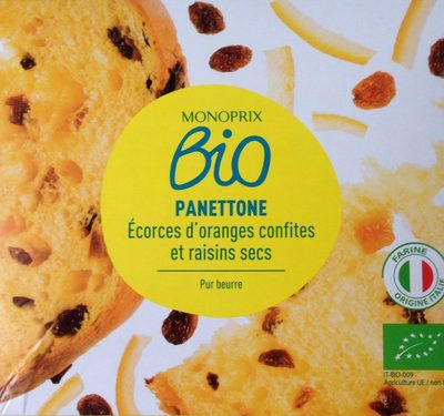 Panettone écorces d'oranges confites