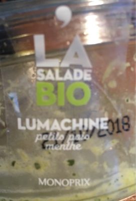 La Salade BIO lumachine petits pois menthe