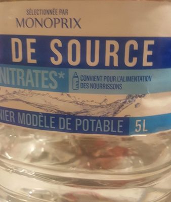 Eau de source