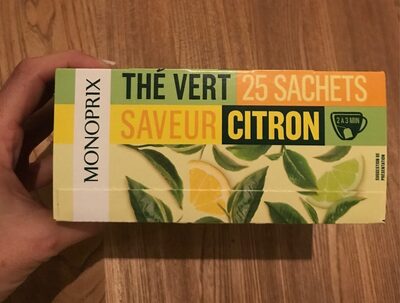 The vert citron front packaging