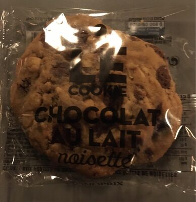 Le cookie chocolat au lait noisette front packaging