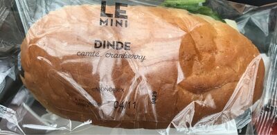 Navette Dinde comté cranberry