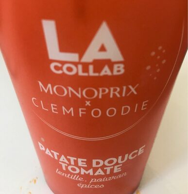 Soupe Monoprix x Clemfoodie patate douce tomate front packaging