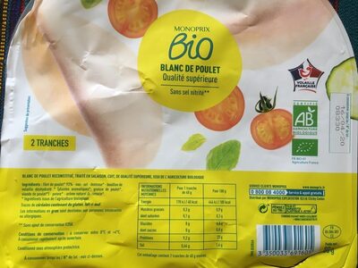 Blanc de poulet Qualité supérieure