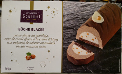 Buche glacée crème glacée au guianduja