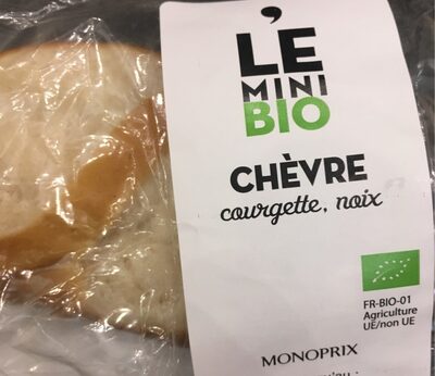 Le mini bio chèvre courgette noix