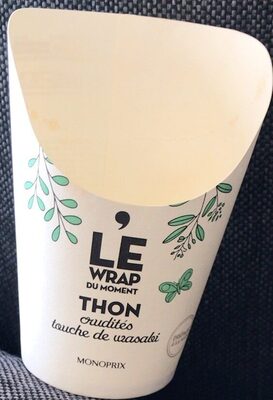 Le Wrap Thon crudités wasabi