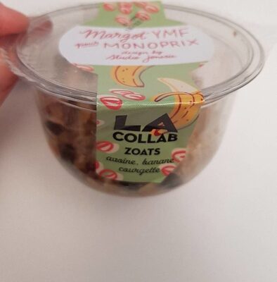 Margot YMF pour Monoprix - zoats avoine banane courgette