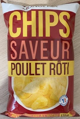 Chips Saveur Poulet Rôti front packaging