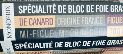 Specialite de bloc de foie gras