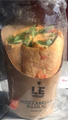 'Le Wrap - Mozzarella basilic tomate