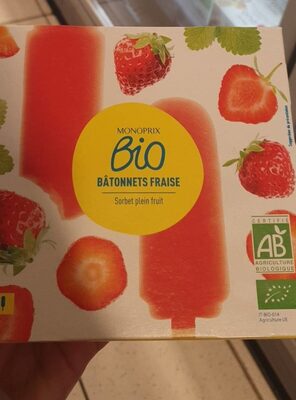 Batonnets fraise