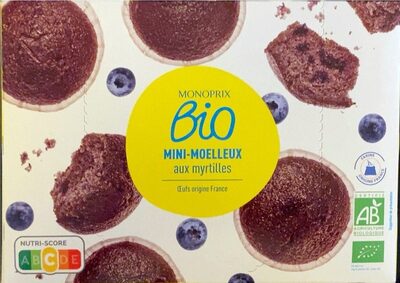 Mini-moelleux aux myrtilles