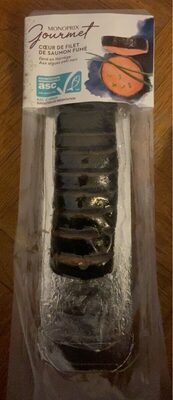 Cœur de filet de saumon fumé