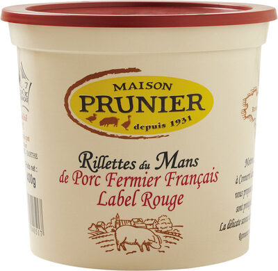 Rillettes du Mans de Porc Fermier Label Rouge