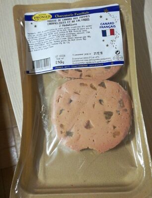 Mousse de canard pommes et au calvados front packaging