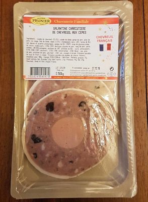 Galantine de chevreuil aux cèpes