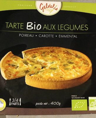 Tarte bio aux légumes