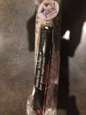 Saucisse sèche pur porc supérieure front packaging