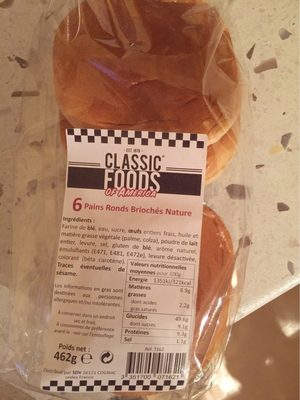 Classic foods of america front packaging