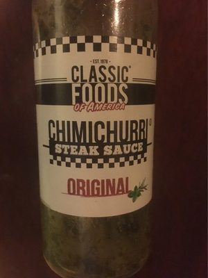 Chimichurri Steak sauce