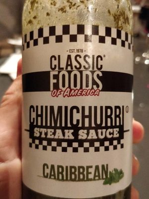 Chomichurri Steak Sauce front packaging