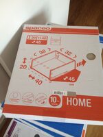 Structure tiroir extérieur amorti