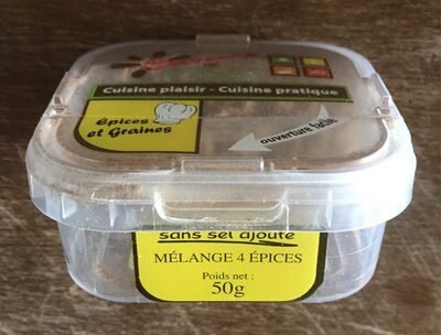 Melange 4 épices, pot