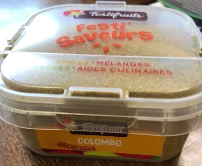 Épices Colombo front packaging